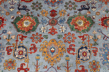 273 x 358 cm | Bidjar Afghan Tribal Hand Knotted Veg Dye Wool carpet