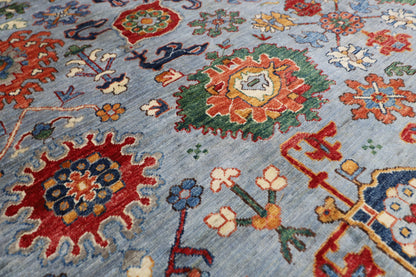 273 x 358 cm | Bidjar Afghan Tribal Hand Knotted Veg Dye Wool carpet