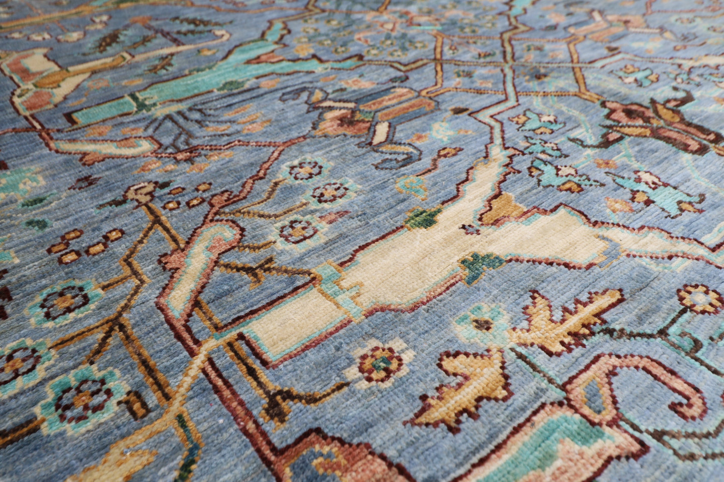 200 x 300 cm | Oriental Gray Area Rug Afghan Hand Knotted Veg Dye Wool carpet