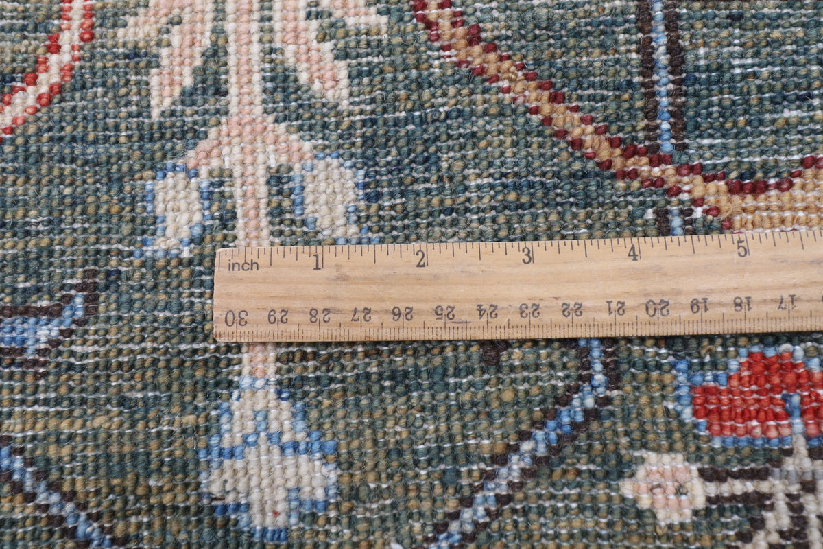 182 x 276 cm | Bidjar Green Design Hand Knotted Veg Dye Wool Afghan Carpet