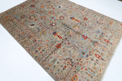 210 x 300 cm | Sultani Afghan Tribal Hand Knotted Veg Dye Wool carpet