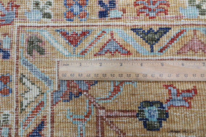 203 x 294 cm | Sultani Afghan Tribal Hand Knotted Veg Dye Wool carpet