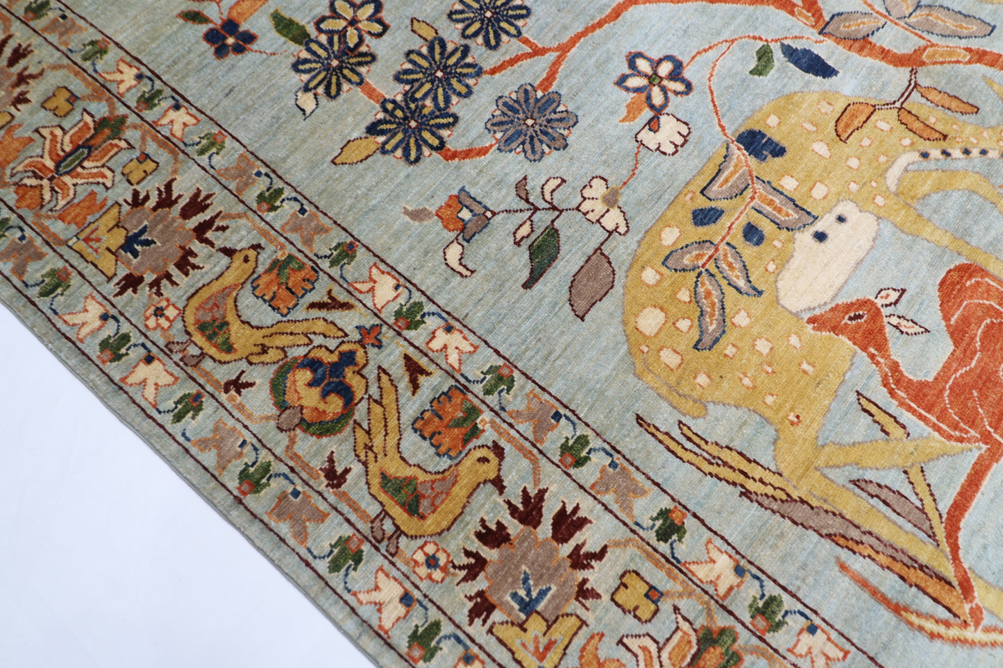 200 x 298 cm | Oriental Animal Beer Afghan Tribal Hand Knotted Wool Carpet
