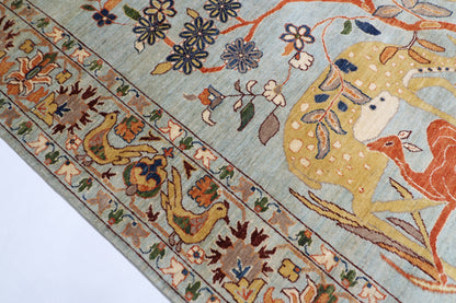 200 x 298 cm | Oriental Animal Beer Afghan Tribal Hand Knotted Wool Carpet