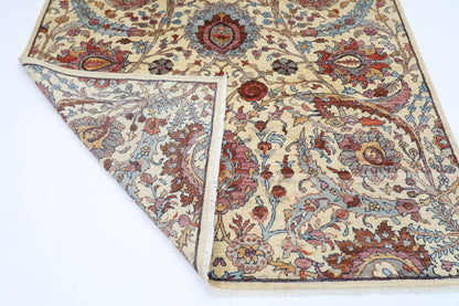 200 x 295 cm | Sickle Leaf Afghan Tribal Hand Knotted Veg Dye Wool carpet
