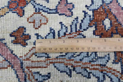 200 x 295 cm | Sickle Leaf Afghan Tribal Hand Knotted Veg Dye Wool carpet