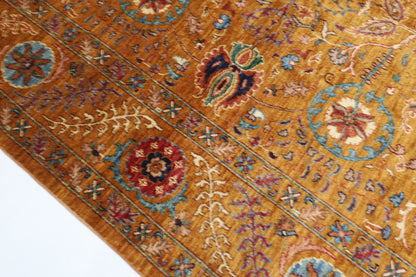 200 x 300 cm | Suzani Afghan Tribal Hand Knotted Veg Dye Wool carpet