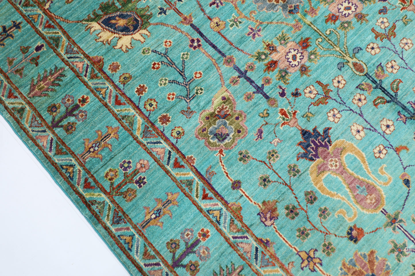 153 x 199 cm | Tribal Sultani Area Rug Afghan Hand Knotted veg Dye Wool carpet