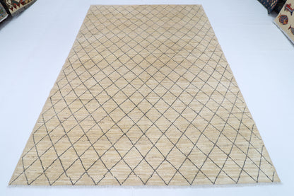 200 x 285 cm | Khotan Afghan Tribal Hand Knotted Veg Dye Wool carpet