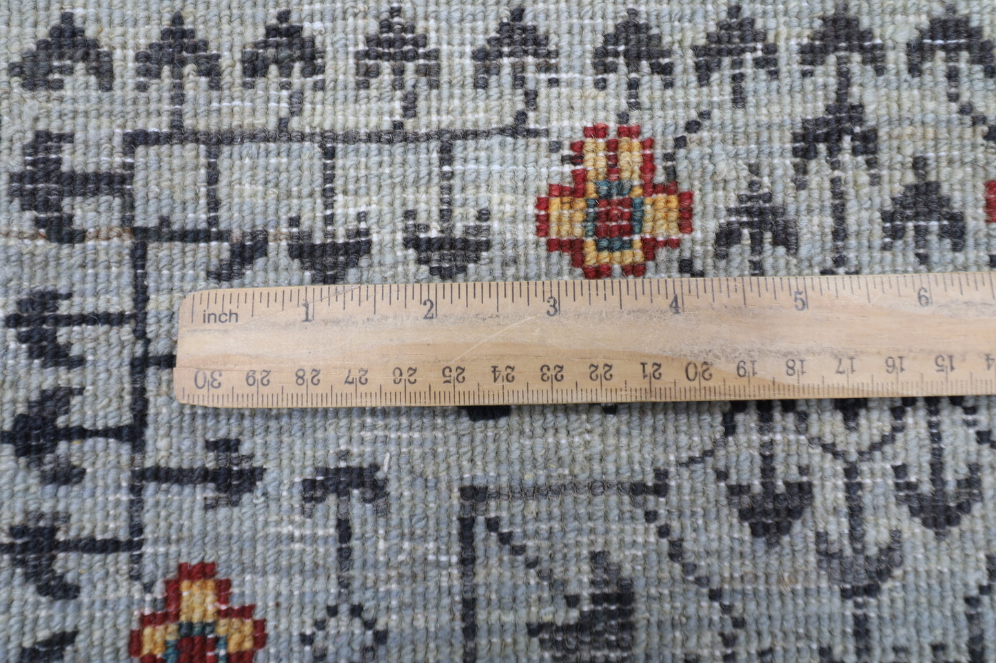 158 x 203 cm | Tribal Mamluk Gray Area Rug Afghan Hand Knotted veg Dye Wool carpet