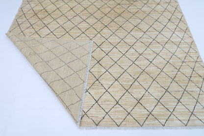 200 x 285 cm | Khotan Afghan Tribal Hand Knotted Veg Dye Wool carpet