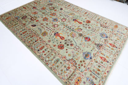 200 x 298 cm | Sultani Afghan Tribal Hand Knotted Veg Dye Wool carpet