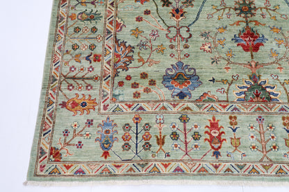 200 x 298 cm | Sultani Afghan Tribal Hand Knotted Veg Dye Wool carpet