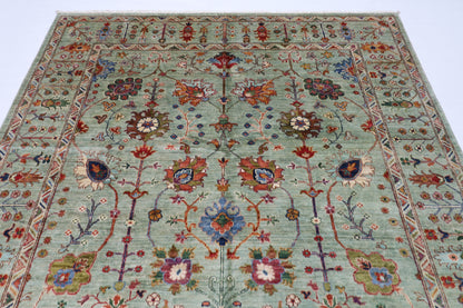 200 x 298 cm | Sultani Afghan Tribal Hand Knotted Veg Dye Wool carpet