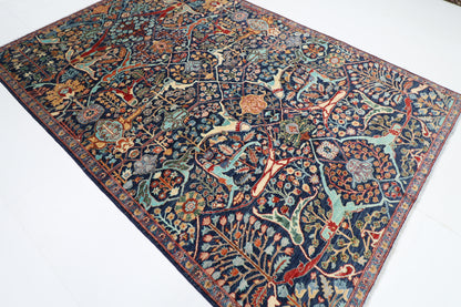 202 x 295 cm | Bidjar Afghan Tribal Hand Knotted Veg Dye Wool carpet