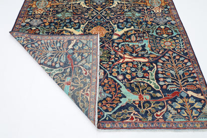 202 x 295 cm | Bidjar Afghan Tribal Hand Knotted Veg Dye Wool carpet