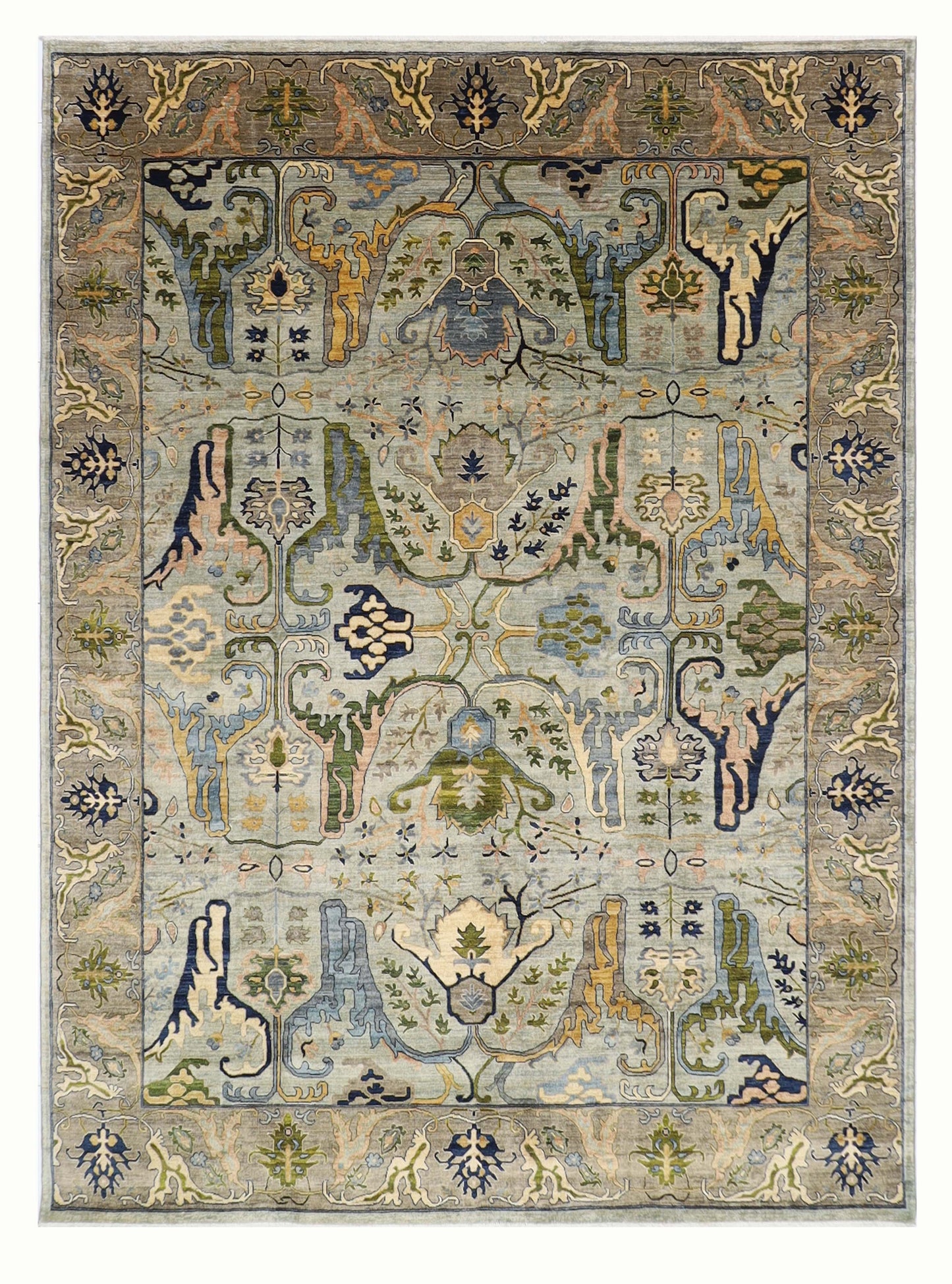 255 x 296 cm | Kawros Fine Quality  Afghan Hand Knotted carpet