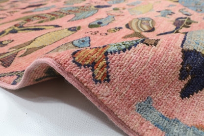 245 × 301 سم | سجادة أفغانية بتصميم كايروس منسوجة يدوياً من صوف مصبوغ طبيعياً