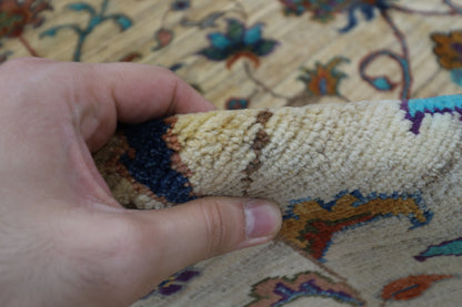 198 x 295 cm | Sultani Afghan Tribal Hand Knotted Veg Dye Wool carpet