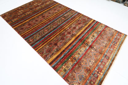 162 x 294 cm | Khorjun Afghan Tribal Hand Knotted Veg Dye Wool carpet