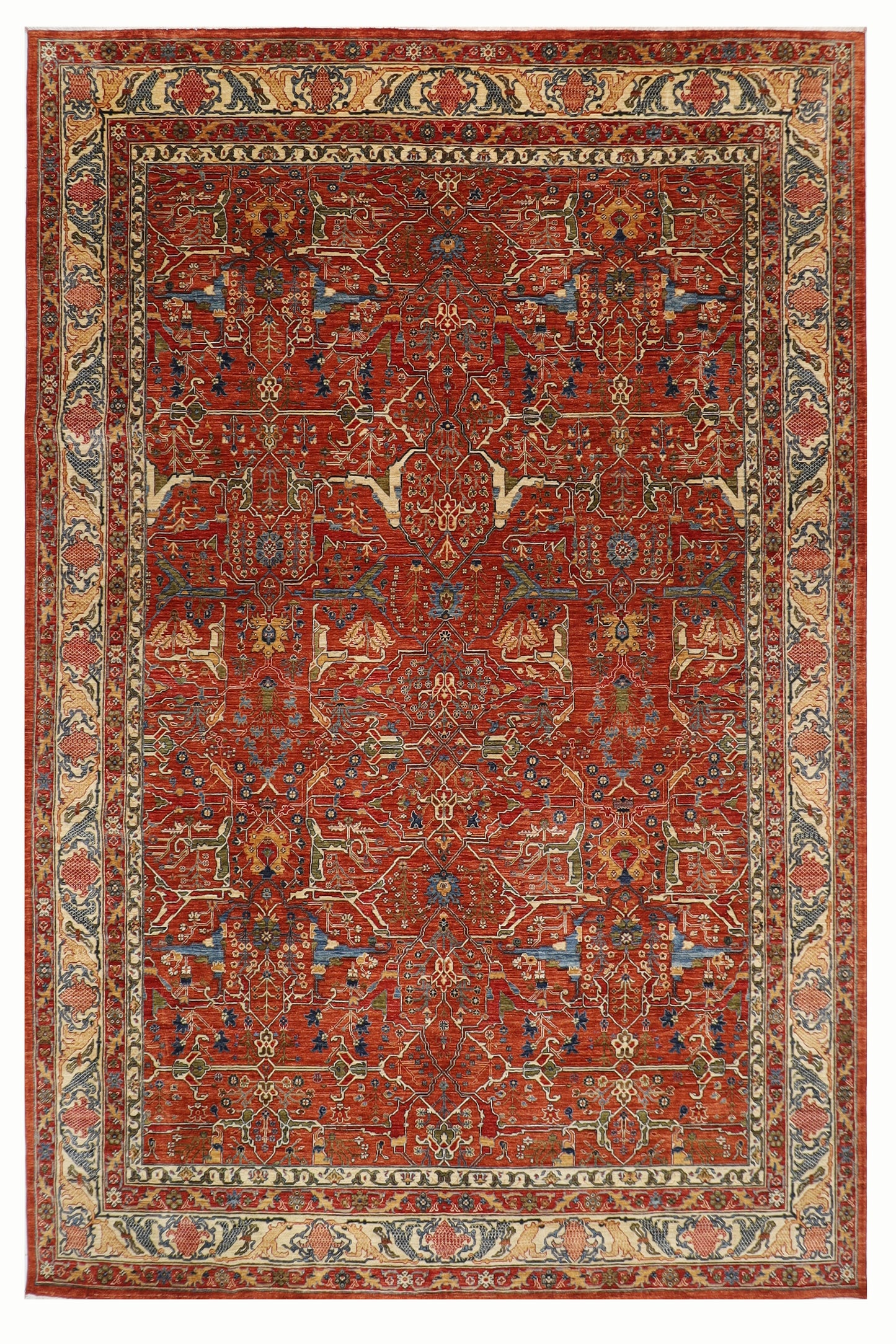 308 x 422 cm | Bidjar Fine Quality Area Rug Afghan Hand Knotted Veg Dye Wool carpet