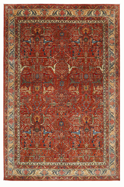 308 x 422 cm | Bidjar Fine Quality Area Rug Afghan Hand Knotted Veg Dye Wool carpet