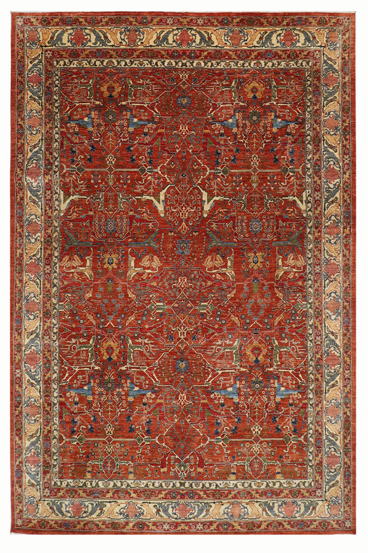 308 x 422 cm | Bidjar Fine Quality Area Rug Afghan Hand Knotted Veg Dye Wool carpet