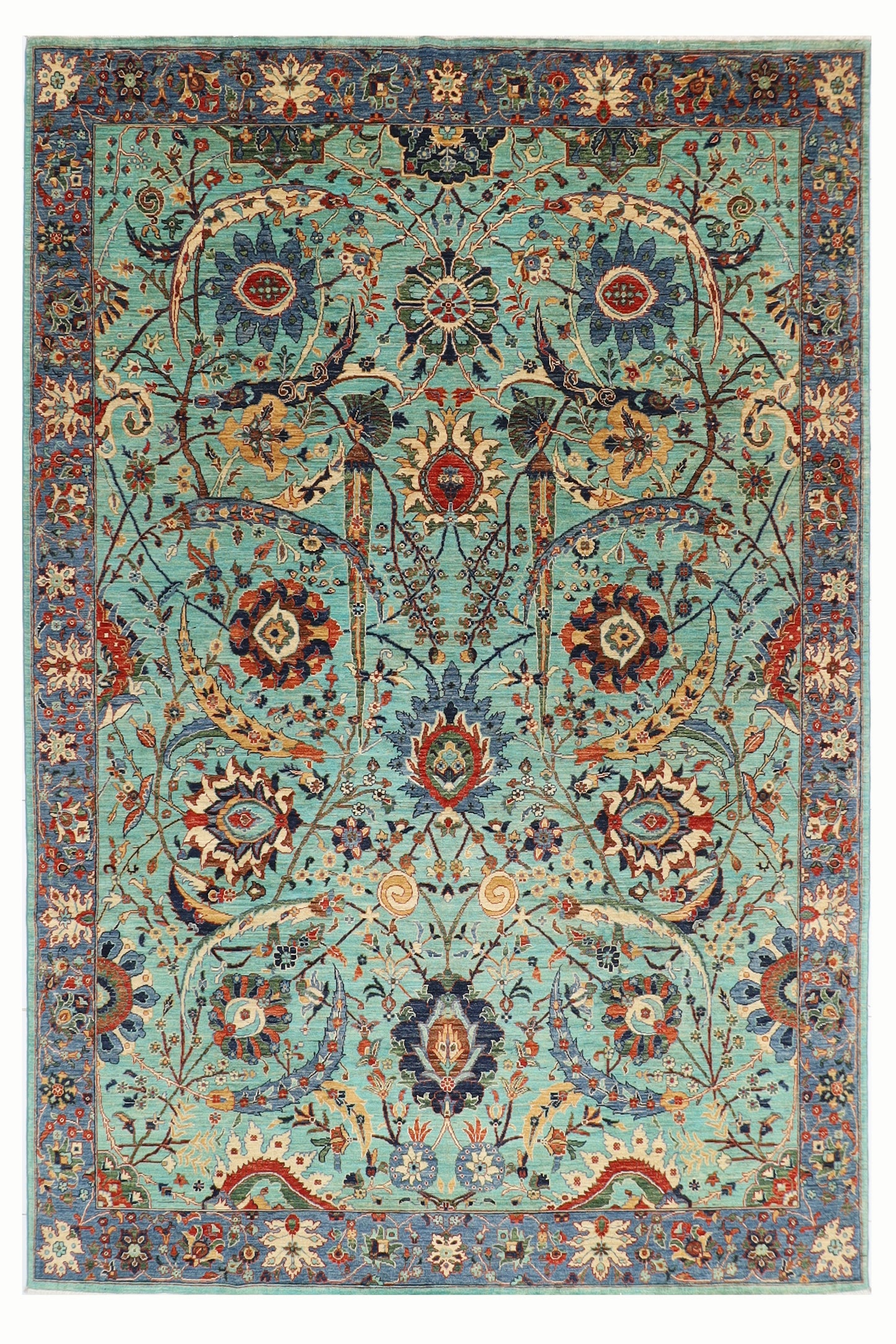 272 x 362 cm | Oriental Bidjar Area Rug Afghan Hand Knotted Veg Dye Wool carpet