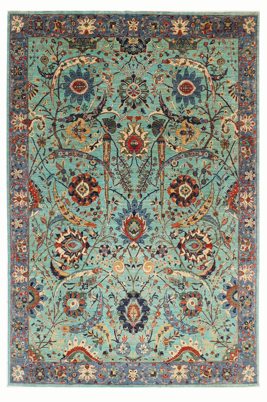 272 x 362 cm | Oriental Bidjar Area Rug Afghan Hand Knotted Veg Dye Wool carpet