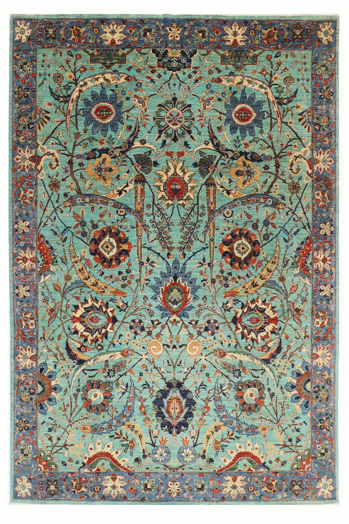 272 x 362 cm | Oriental Bidjar Area Rug Afghan Hand Knotted Veg Dye Wool carpet