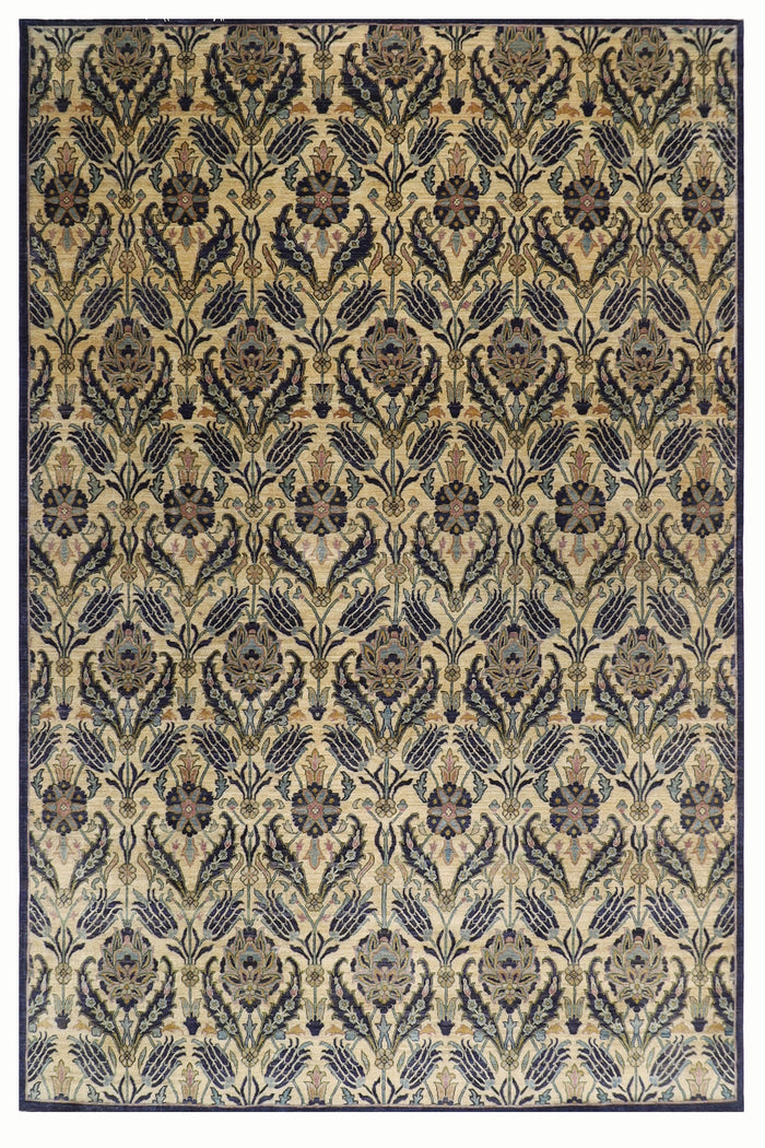 271 x 357 cm | Oriental Suzani Area Rug Afghan Hand Knotted Veg Dye Wool carpet