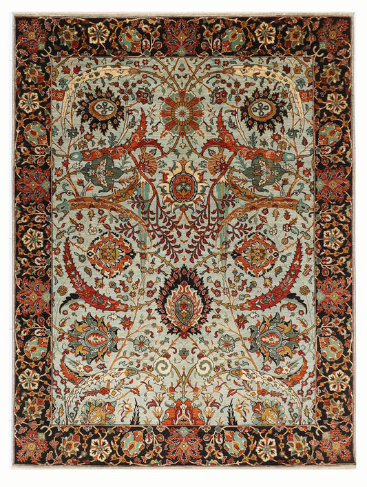 248 x 305 cm | Oriental Bidjar Area Rug Afghan Hand Knotted Veg Dye Wool carpet