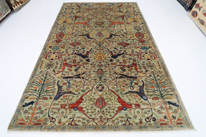 203 x 303 cm | Bidjar Afghan Tribal Hand Knotted Veg Dye Wool carpet
