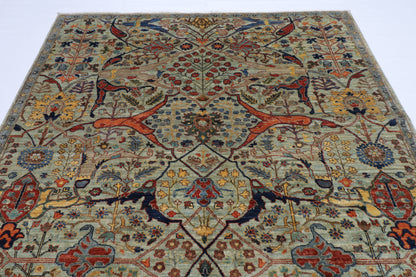 203 x 303 cm | Bidjar Afghan Tribal Hand Knotted Veg Dye Wool carpet