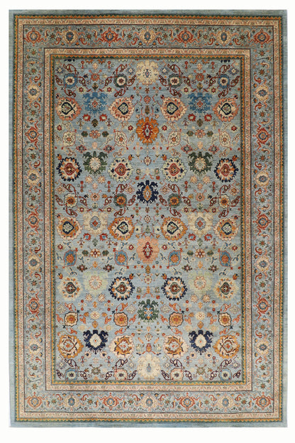 304 x 418 cm | Oriental Bidjar Blue Area Rug Afghan Hand Knotted Veg Dye Wool carpet