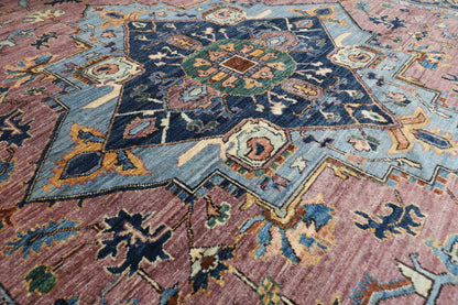 245 × 301 سم | سجادة أفغانية بتصميم كايروس منسوجة يدوياً من صوف مصبوغ طبيعياً