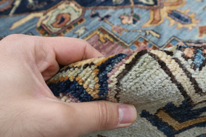 245 × 301 سم | سجادة أفغانية بتصميم كايروس منسوجة يدوياً من صوف مصبوغ طبيعياً