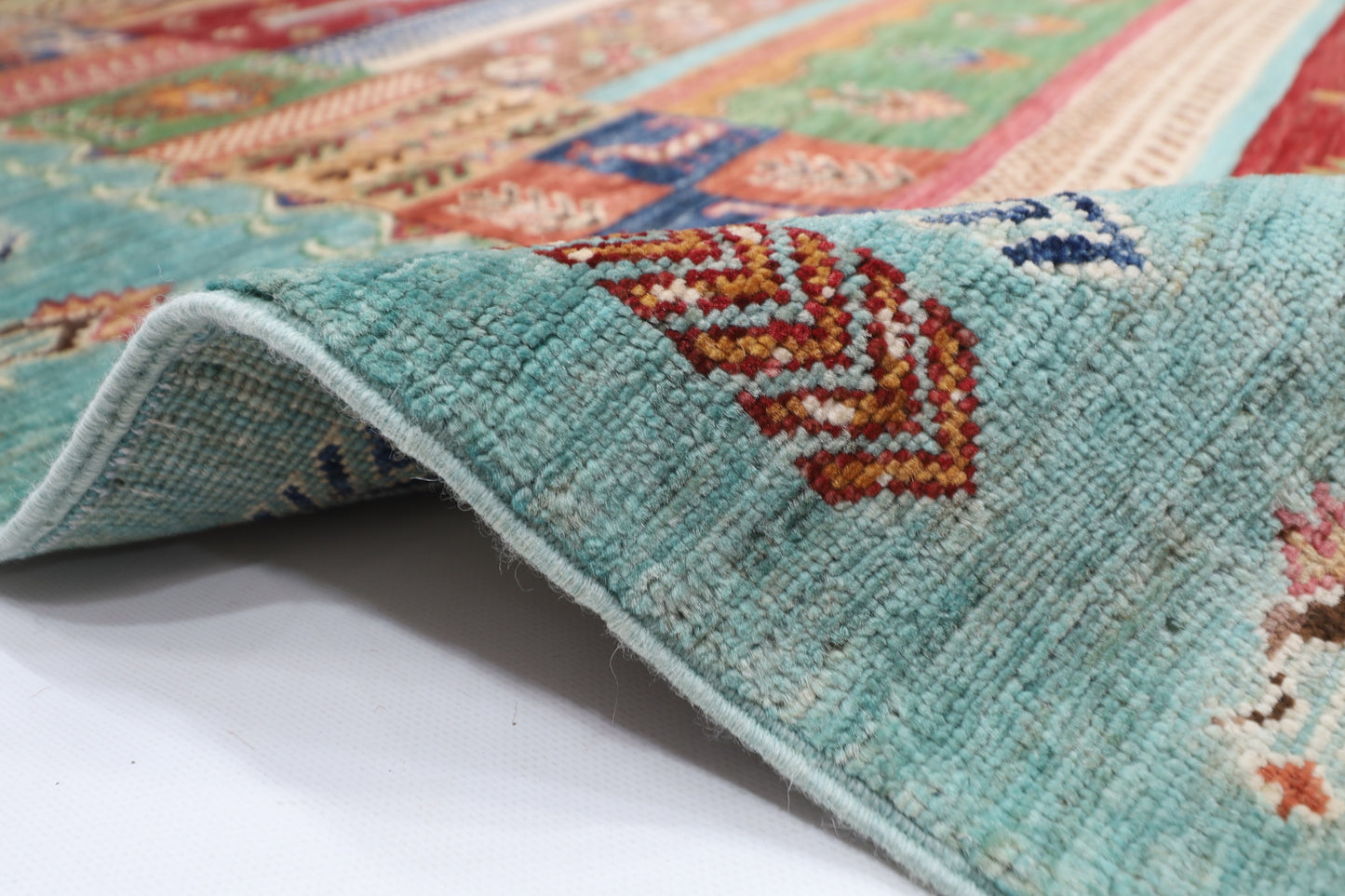 201 x 304 cm | Oriental Gabbeh Area Rug Afghan Hand Knotted Veg Dye Wool carpet