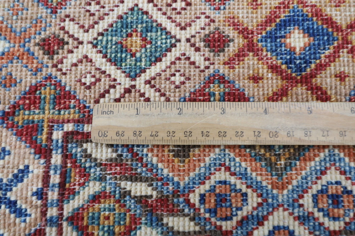 203 x 302 cm | Oriental Khorjun Blue Area Rug Afghan Hand Knotted Veg Dye Wool carpet