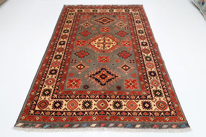171 x 242 cm | Oriental Kazak Area Rug Afghan Hand Knotted Soft Wool carpet