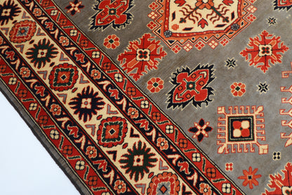 171 x 242 cm | Oriental Kazak Area Rug Afghan Hand Knotted Soft Wool carpet