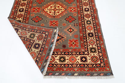 171 x 242 cm | Oriental Kazak Area Rug Afghan Hand Knotted Soft Wool carpet