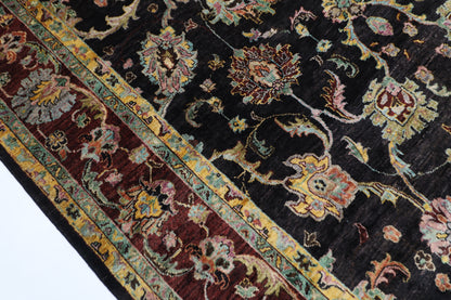 202 x 302 cm | Sultani Afghan Tribal Hand Knotted Veg Dye Wool carpet