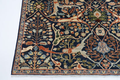 202 x 296 cm | Bidjar Afghan Tribal Hand Knotted Veg Dye Wool carpet