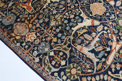 202 x 296 cm | Bidjar Afghan Tribal Hand Knotted Veg Dye Wool carpet