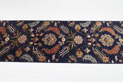 245 x 301 cm | Alfombra afgana de lana teñida con vegetales anudada a mano diseño Kawros