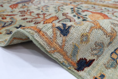 124 x 183 cm | Birds Oriental Area Rug Afghan Hand Knotted Veg Dye Wool carpet