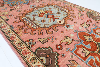77 x 243 cm | Waziri Runner Design Hand Knotted Veg Dye Wool Afghan Carpet