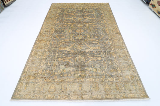 181 x 272 cm | Bidjar Afghan Tribal Hand Knotted Veg Dye Wool carpet