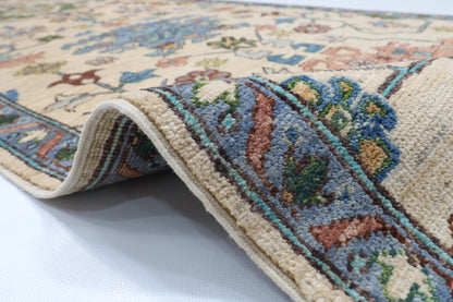 80 x 350 cm | Bidjar Runner Design Hand Knotted Veg Dye Wool Afghan Carpet